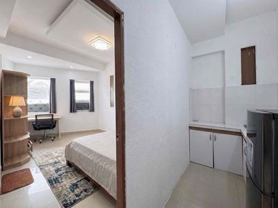 The apartment is full of furniture. A private bedroom. Tân Bình in the Ga. T3-etown.