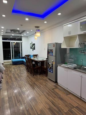 Rent a two-room apartment with a silver building balcony