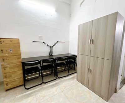 The dorm is full of furniture for students and people who work at the hills.