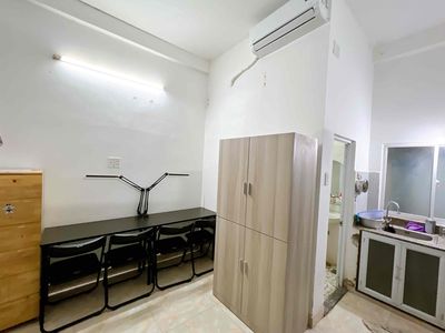 The dorm is full of furniture for students and people who work at the hills.
