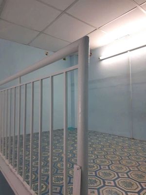 The upper room is wide open, high-level.