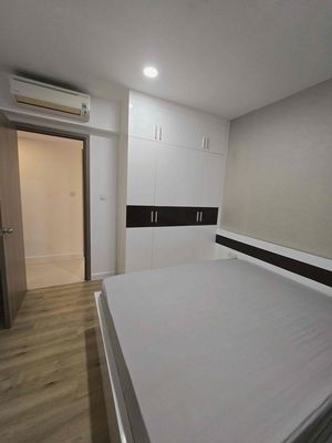 The three bedrooms are full interior.