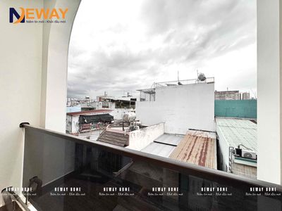 open new construction balcony studio - full advanced interior