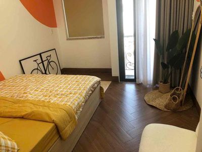 High-end interior studio with balconies, television near Lotte District 7