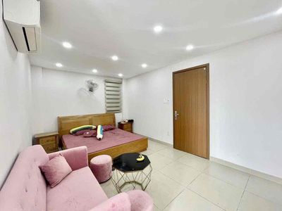 The penthouse 1 balcony bedroom - the private roof kitchen is over 80 meters wide.
