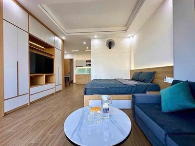 The studio is finely smooth full balconies