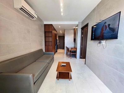 Rent service apartment - 2 bedrooms with balcony, full interior just 16 Ts
