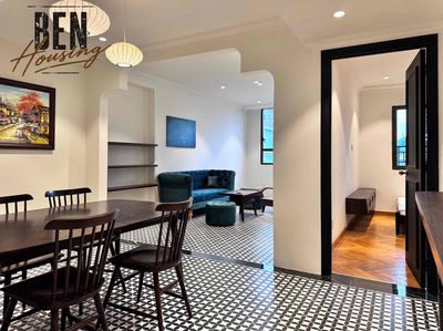 Three bedrooms. Two beautiful design toilets, full interior.