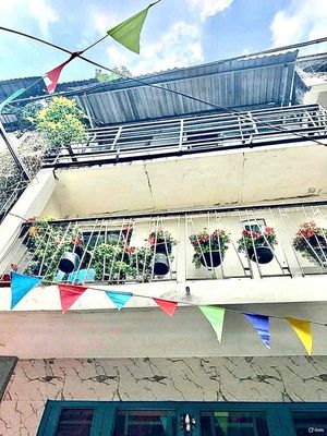 Renting her house near the market.
