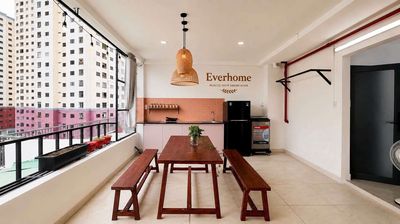 Rent a penthouse bedroom, Full interior - Bình Thạnh against District 1
