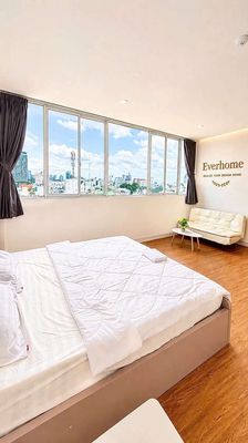 Rent a penthouse bedroom, Full interior - Bình Thạnh against District 1