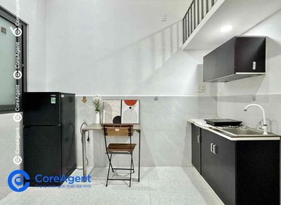 The high-watch studio has balconies-- open spaces, chills.