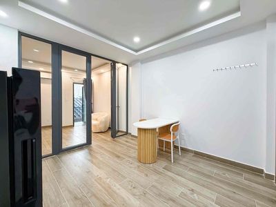 A full bedroom with a large interior.