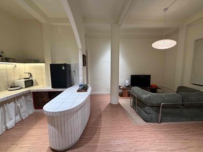 The new service apartment is 100%, the Flull Seven, near the Tân Định Church, the Mojave of Turtles