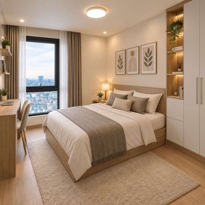 Rent apartment Auriora residence 3 bedrooms 2 full interior toilets for 14 million and a half a month