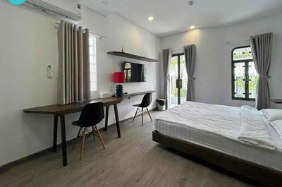 Room 35 m2_ Studio, balcony, basic interior_GNN Phan Xích Long