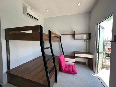 Two bedrooms with wide, cool room balcony.