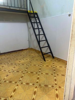 Unchained in a guard room.