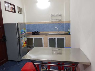 Hotel - dorm room full interior, air conditioning - Tân Bình district