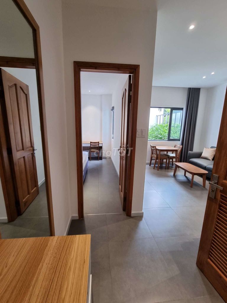 A high-end bedroom, private washing machine, full interior, cover-up, Thảo Điền