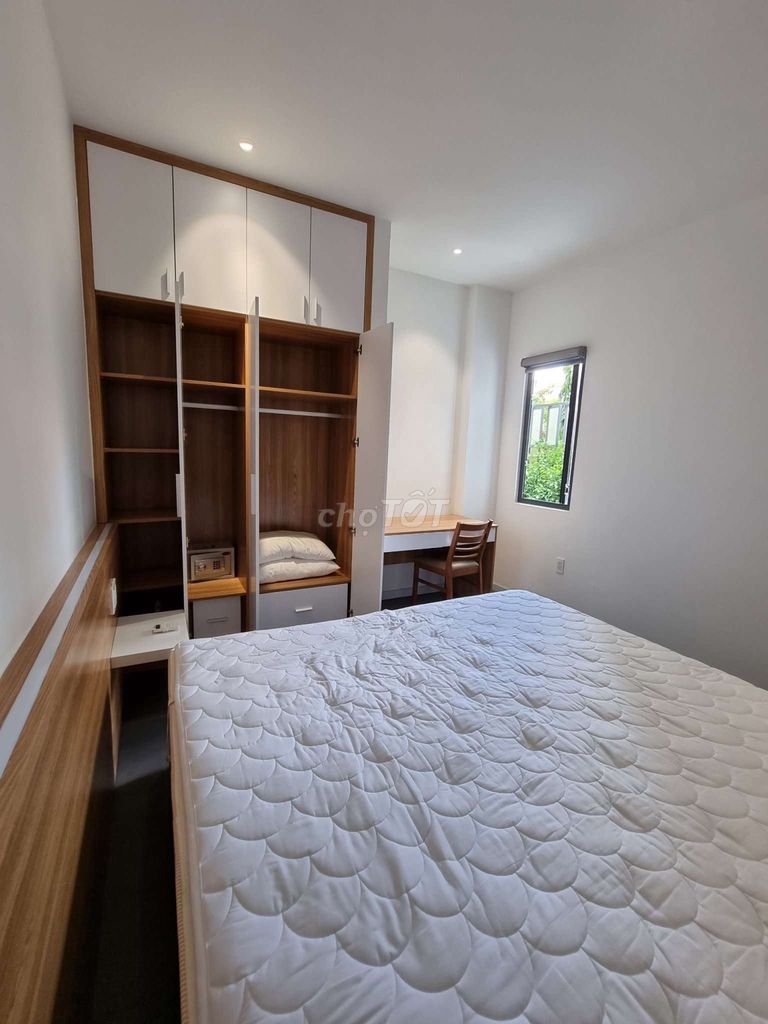 A high-end bedroom, private washing machine, full interior, cover-up, Thảo Điền