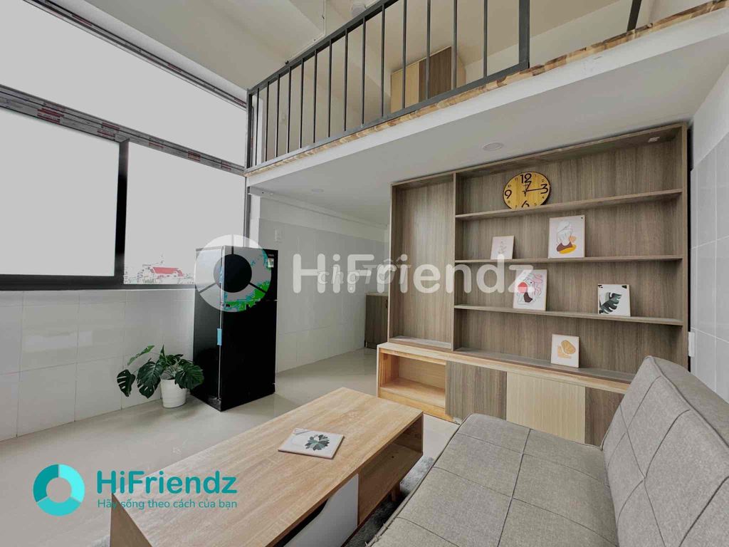 The super apartment full of furniture is two meters tall in the main shower hall.