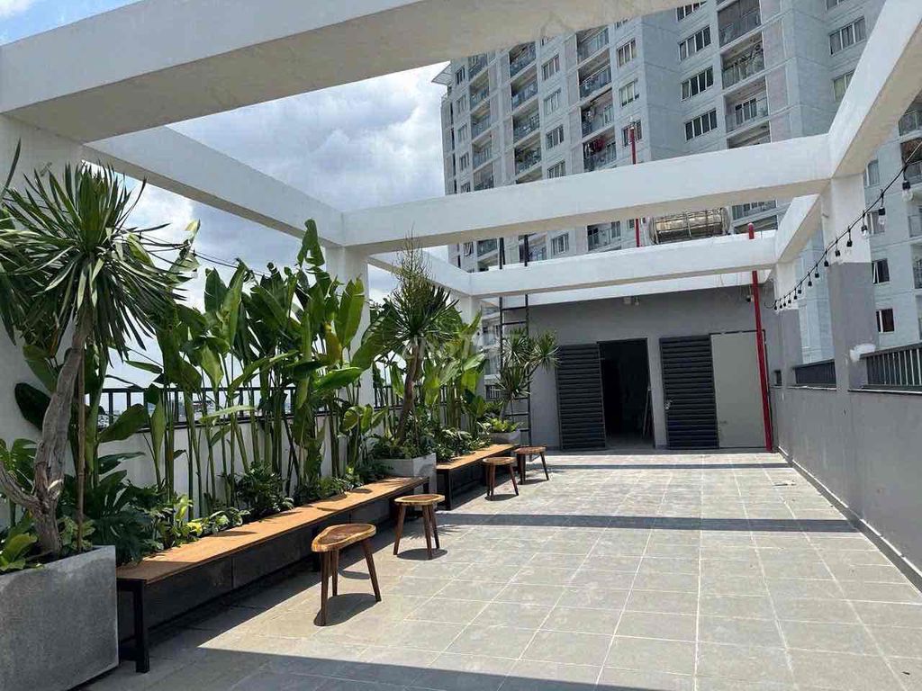 Stu's one bedroom - one living room -balcony-tangtling machine down green 2D-Bình Thạnh