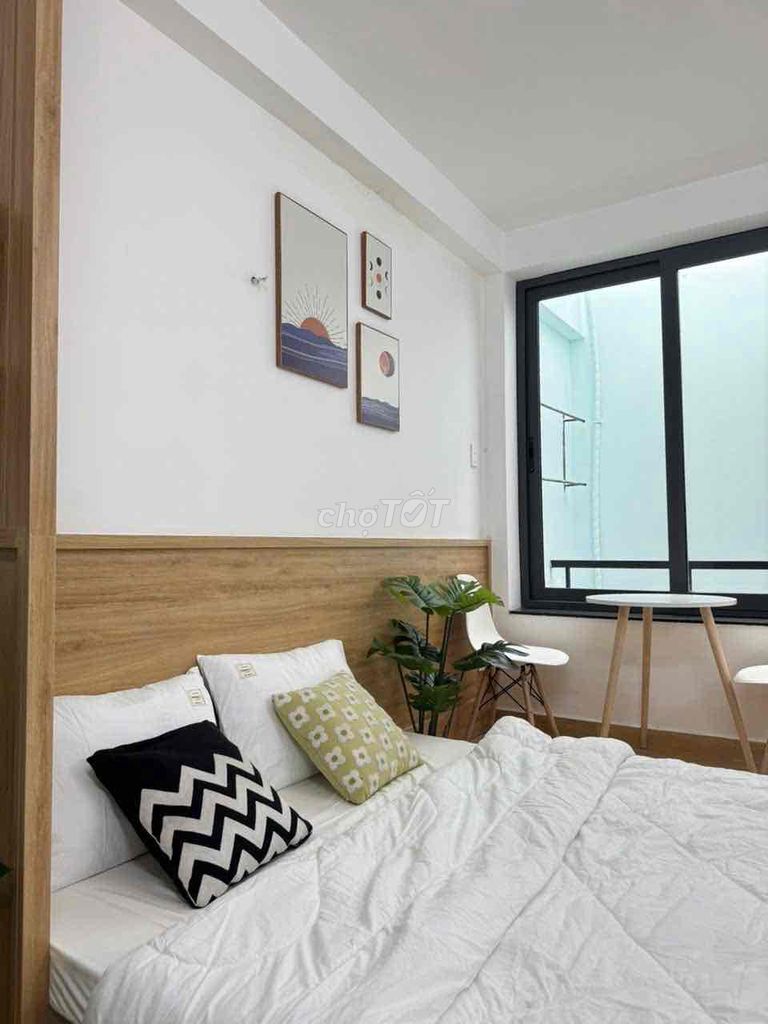 studio 28 m2, Large Window, Near Chu Văn An-Bình Thạnh, Full Seven