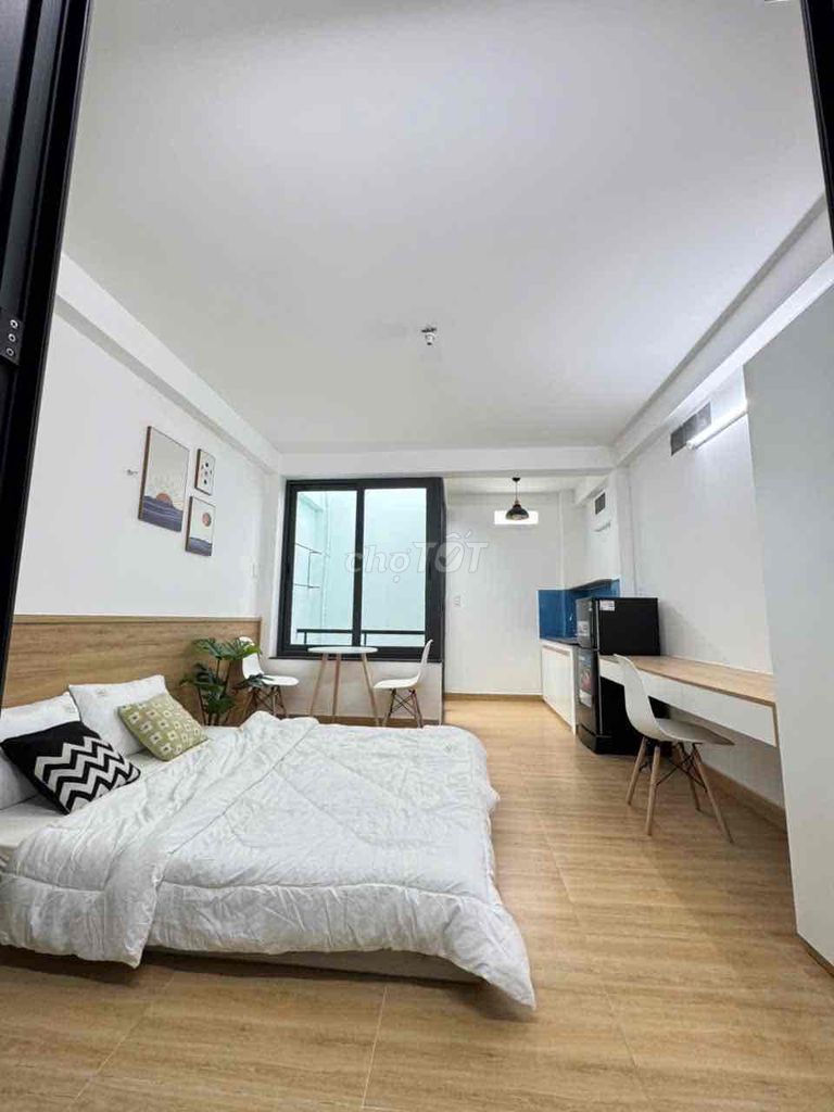 studio 28 m2, Large Window, Near Chu Văn An-Bình Thạnh, Full Seven