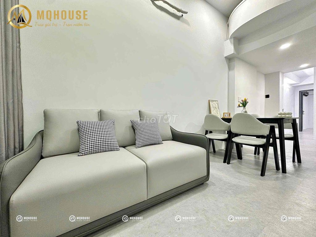 Open the apartment. Two new bedrooms. 100% full of furniture near Etown Cộng Hoà.