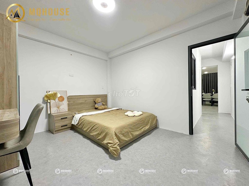 Open the apartment. Two new bedrooms. 100% full of furniture near Etown Cộng Hoà.