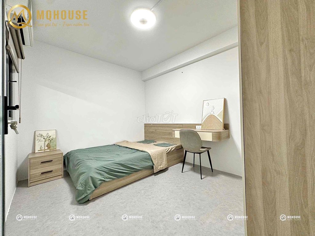 Open the apartment. Two new bedrooms. 100% full of furniture near Etown Cộng Hoà.