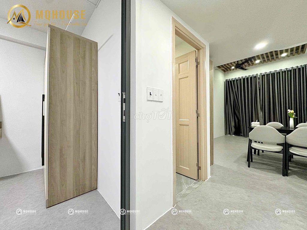 Open the apartment. Two new bedrooms. 100% full of furniture near Etown Cộng Hoà.