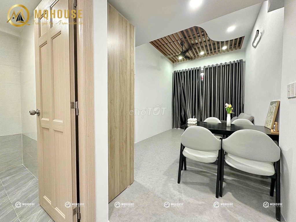 Open the apartment. Two new bedrooms. 100% full of furniture near Etown Cộng Hoà.