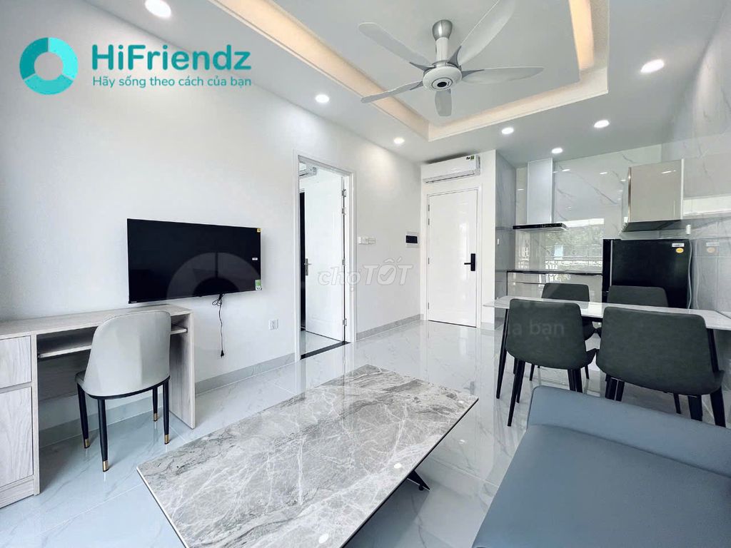 The apartment is a balcony bedroom. A full interior in the Golden Islands near Mai Chi, the Sala family.