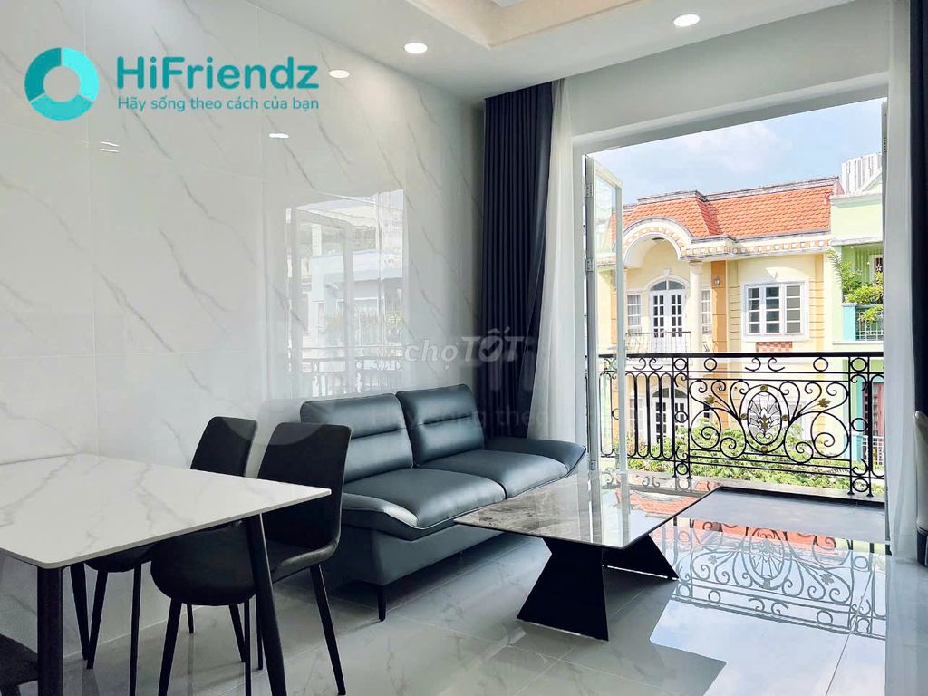 The apartment is a balcony bedroom. A full interior in the Golden Islands near Mai Chi, the Sala family.