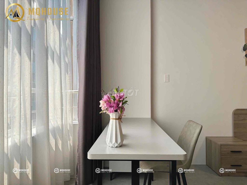 studio & 1 bedroom with balcony - full interior - Cộng Hoà