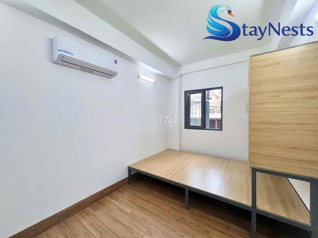 newly built studio - full interior - window - near aeon tp - security