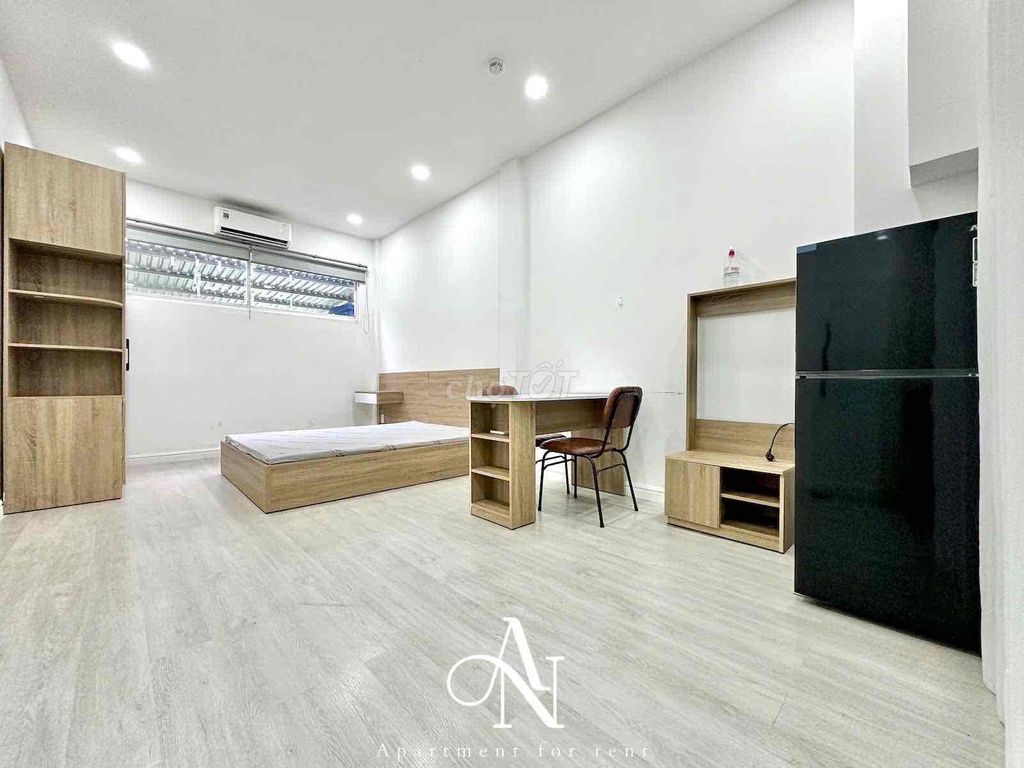 1 bedroom 40 meters wide - private washing machine - clear - right at Đào Duy Anh, bedroom