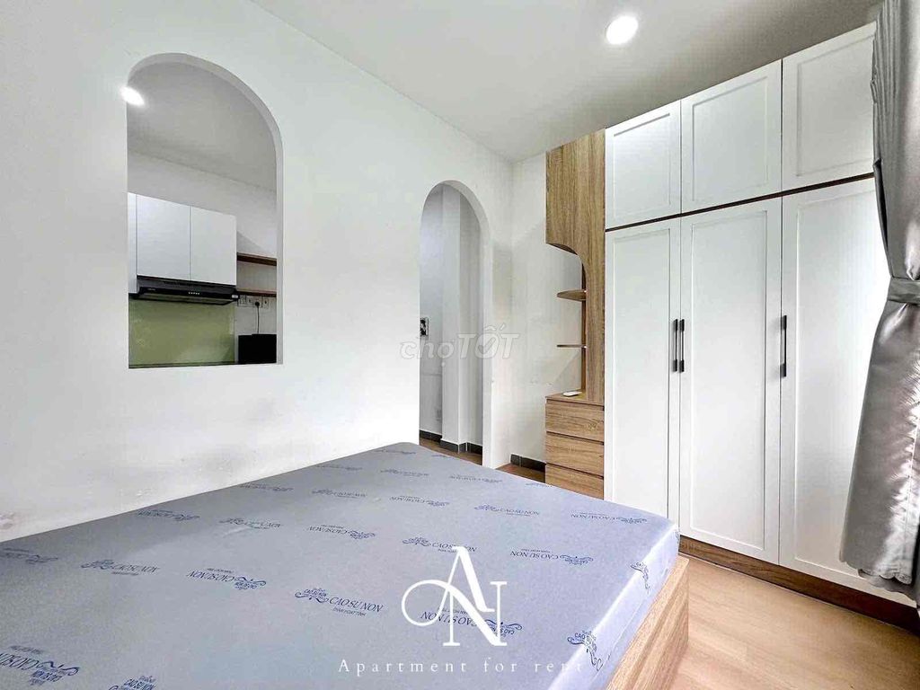 apartment 1 bedroom - clear morning - private washing machine - Đào Duy Anh, bedroom