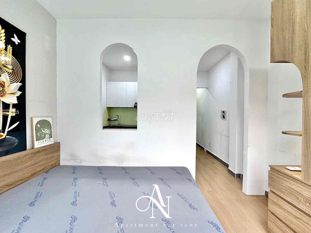 apartment 1 bedroom - clear morning - private washing machine - Đào Duy Anh, bedroom