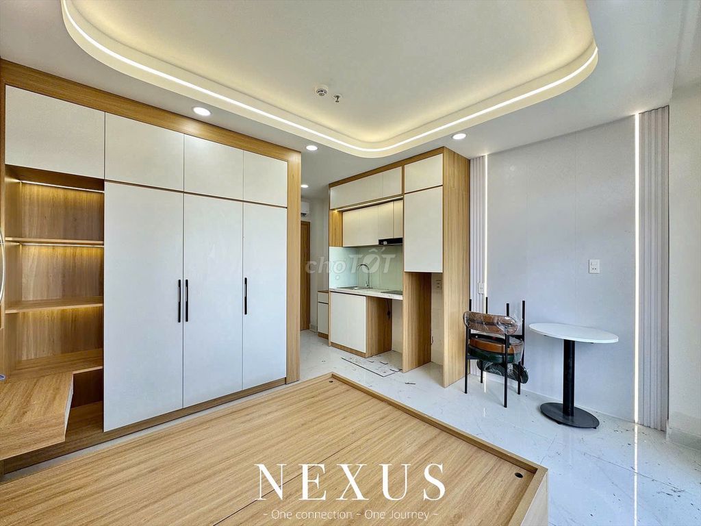 The new building apartment of the private balcony is 40 meters and a half full of furniture right here in Lê Đức Thọ.
