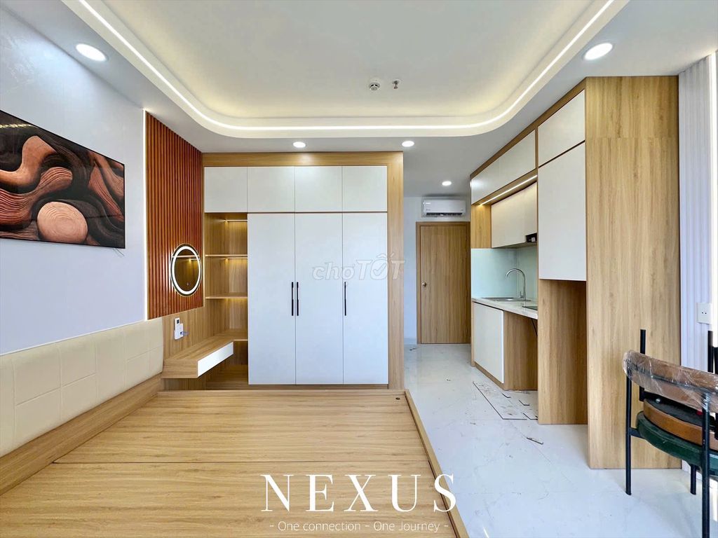 The new building apartment of the private balcony is 40 meters and a half full of furniture right here in Lê Đức Thọ.