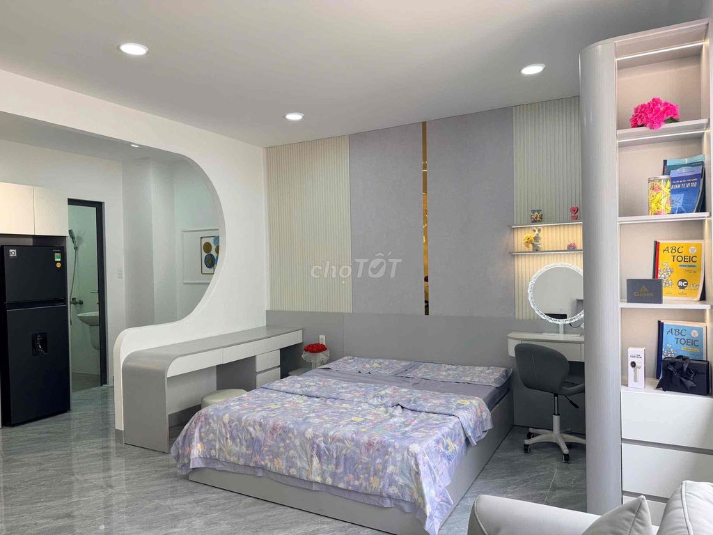 A Cityland Bedroom Gò Vấp - Full interior, private washing machine
