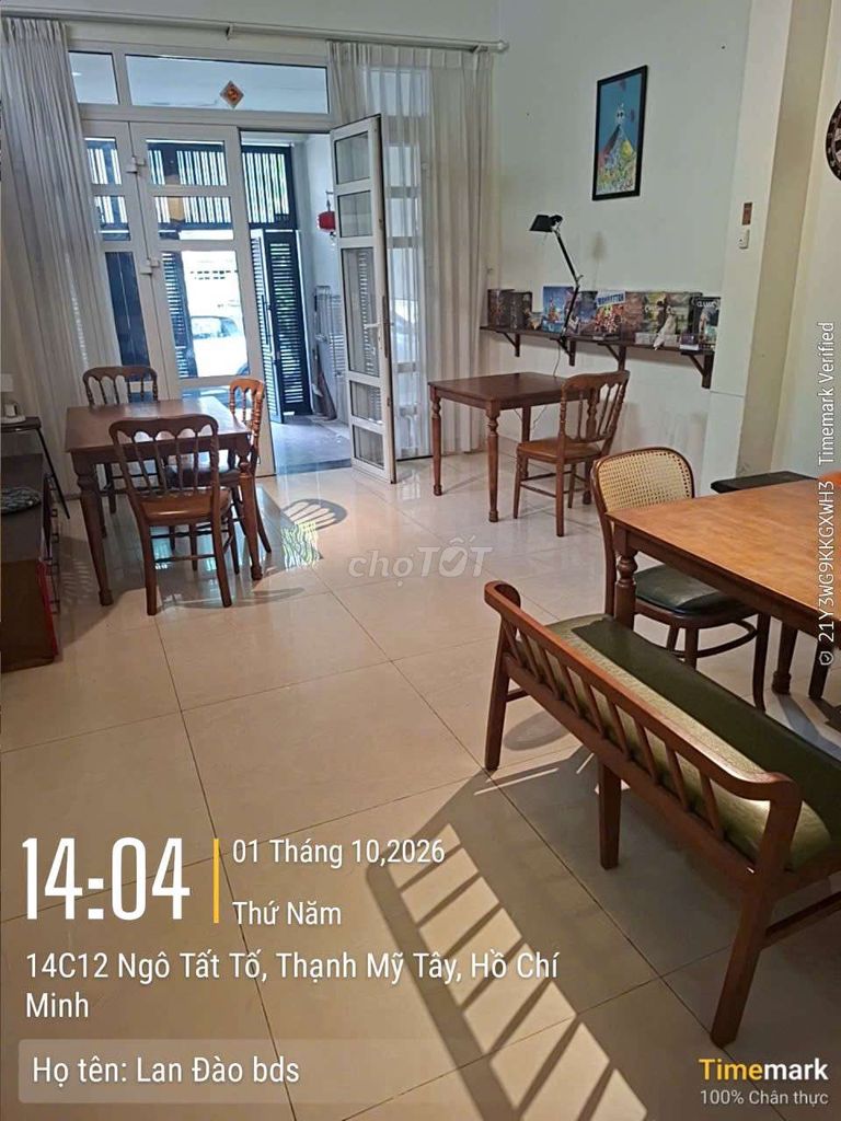 Two months -- five-room Ngô Tất Tố, Bình Thạnh -- 30 million.