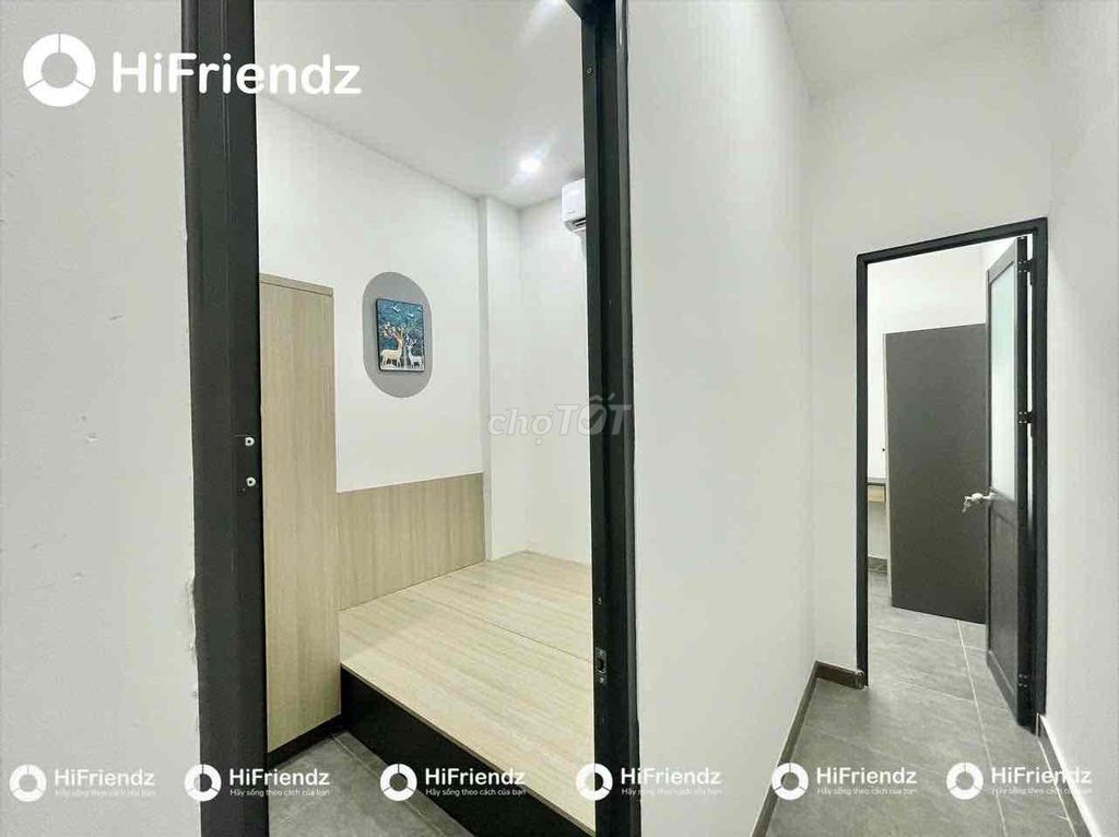 Rent two cheap bedrooms, build a clean bathroom with air conditioning.