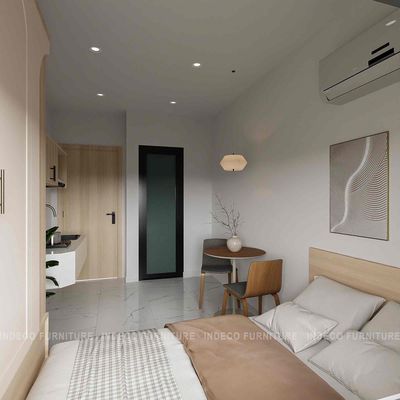 The new mini-house product has built a full-on interior at Lạc Long Quân.
