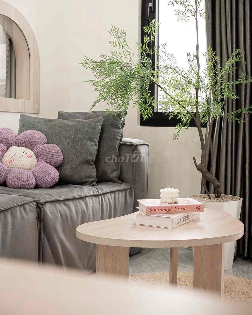 A mini apartment. A ballony bedroom. A wide open window.