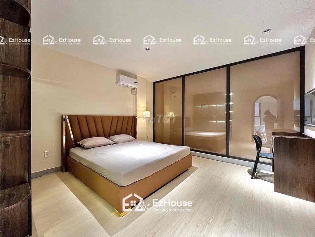 Two bedrooms. One room. A mini building room.
