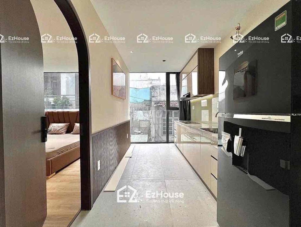 Two bedrooms. One room. A mini building room.